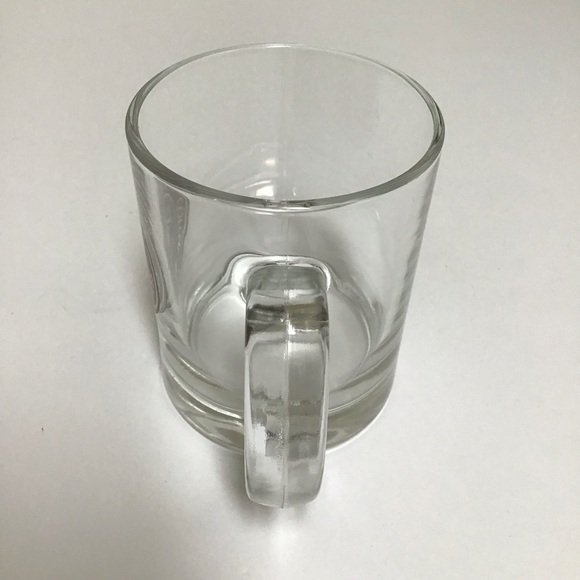 Starbucks Coffee Mug Mermaid Split Tail Logo Clear Glass Brown Tea Cup 2008 - Picture 4 of 10